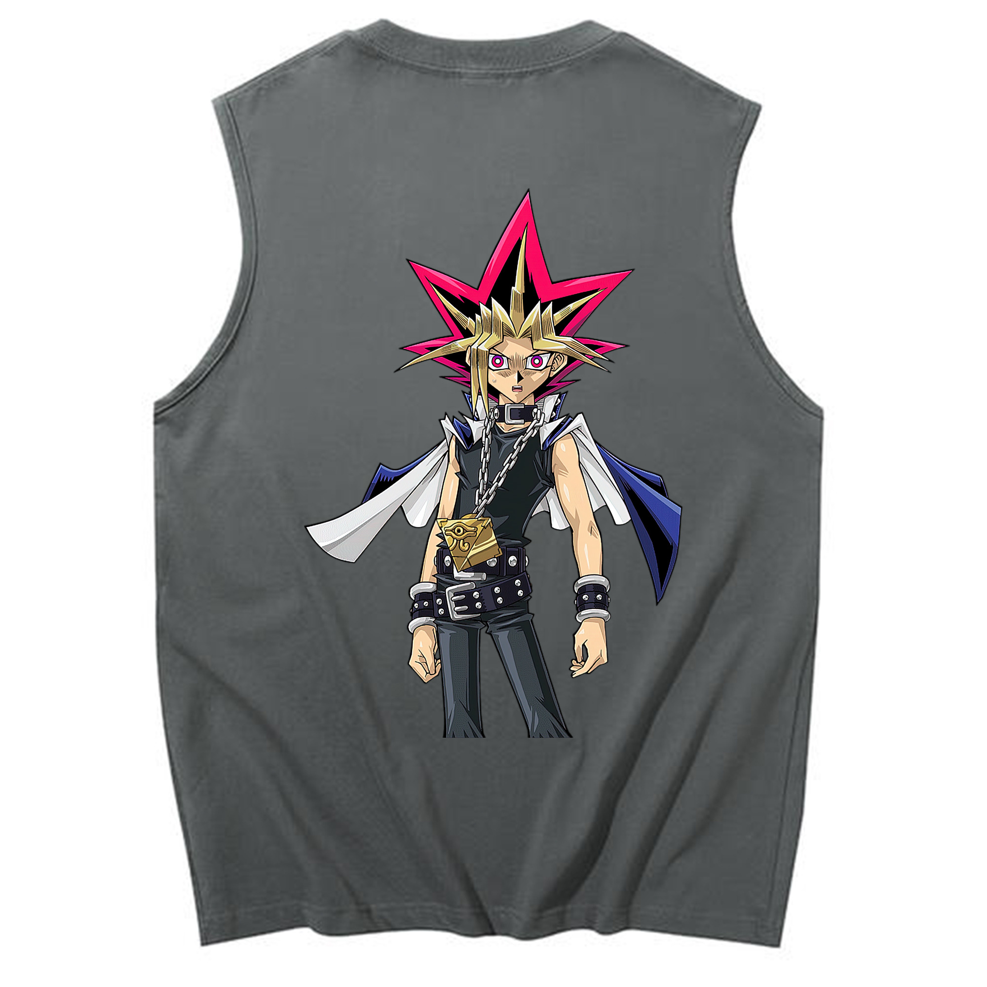 （画像用） 遊☆戯☆王 Yu-Gi-Oh! コットン100％タンクトップ（背面プリント）
